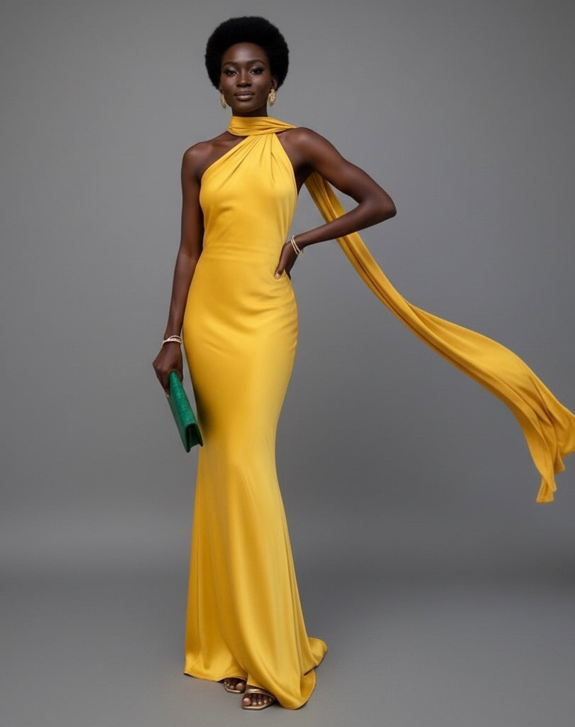 Veronique Off Shoulder Maxi Dress