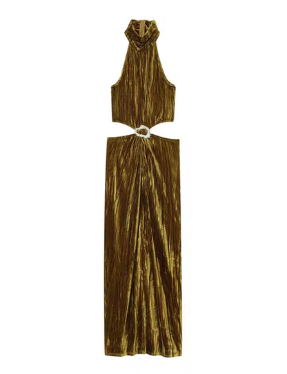 M'Chelle Waist Cut Midi Dress