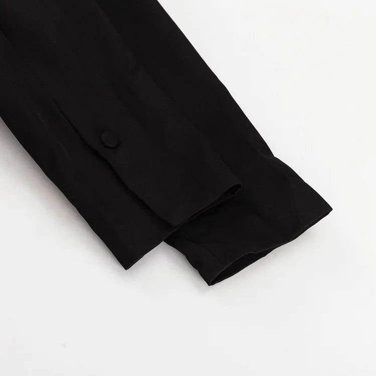 Pat Long Sleeve Tailored Midi Dress