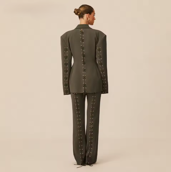 Roxel Two Piece Trouser and Blazer Set