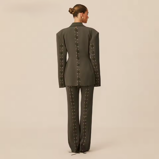 Roxel Two Piece Trouser and Blazer Set