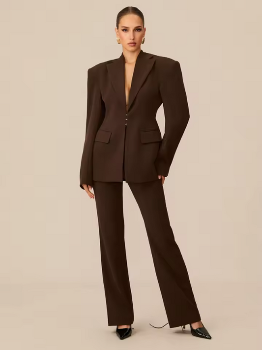 Roxel Two Piece Trouser and Blazer Set